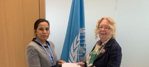 Chitra Jeremiah, the new Permanent Representative of Nauru to the United Nations Office at Geneva